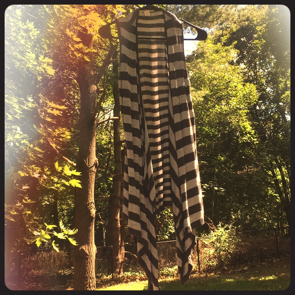 Coldwater Creek Striped Sweater Vest
